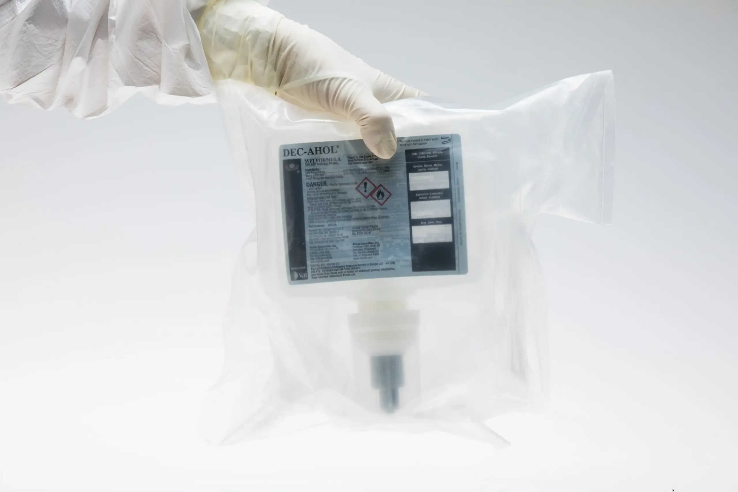 DEC-AHOL WFI Formula - Hands Free Dispenser - Non-Sterile